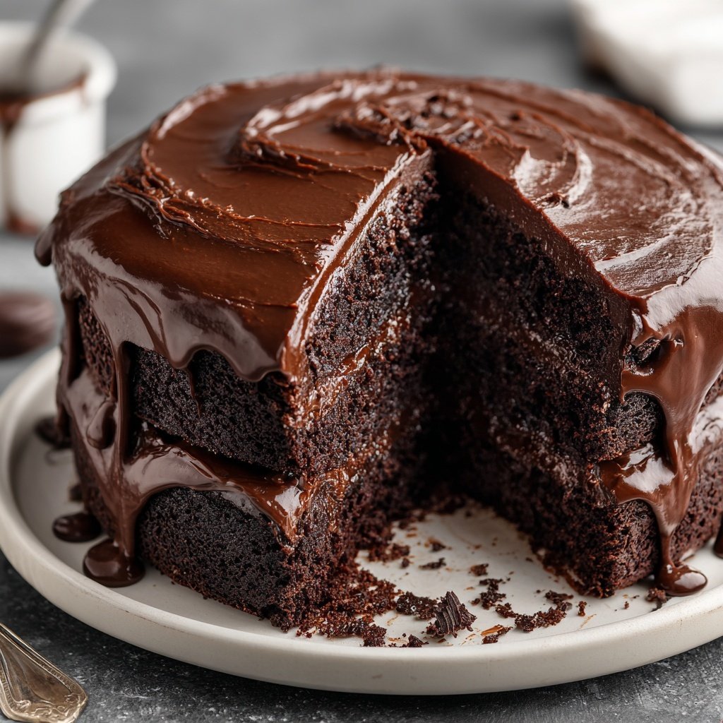 Classic Chocolate Cake With Buttercream