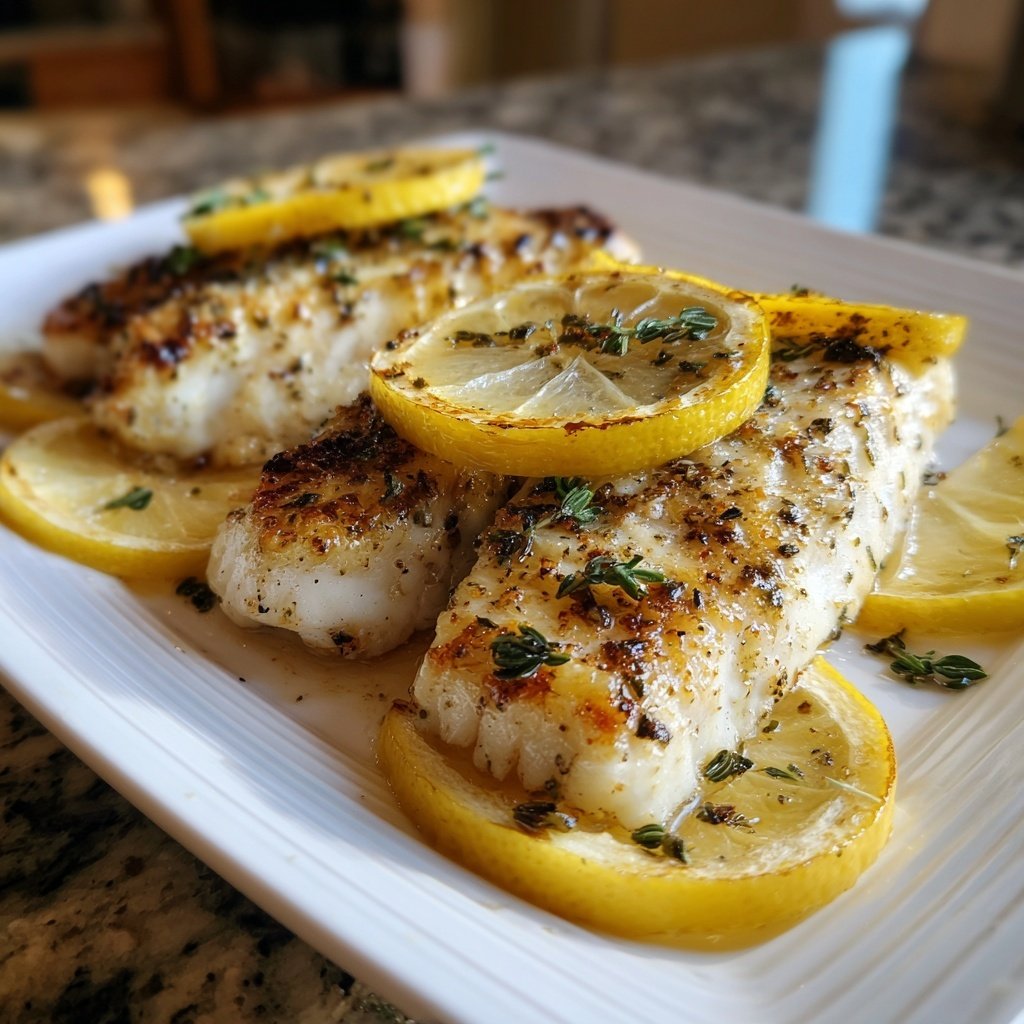 Healthy & Light Lemon Grilled Fish Plate