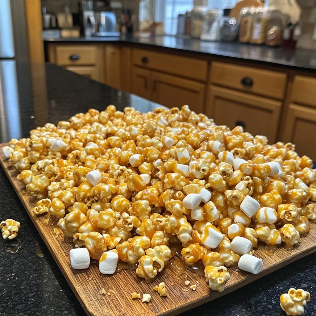 Marshmallow Caramel Corn