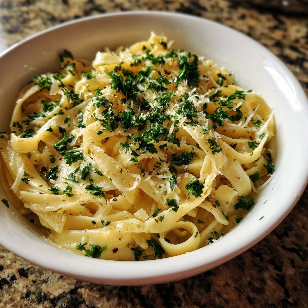 Quick & Easy 15-Minute Garlic Pasta