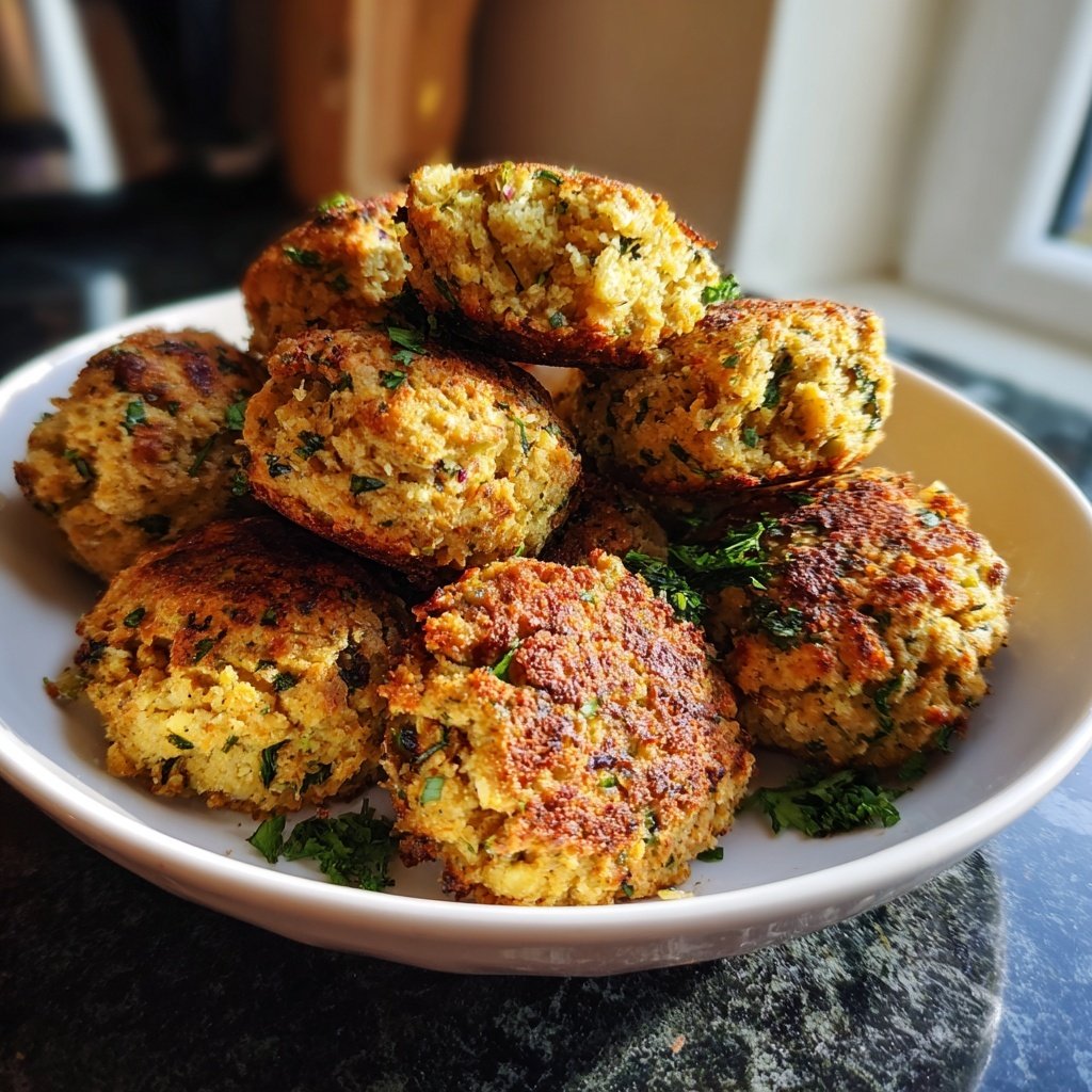 Crispy Baked Falafel