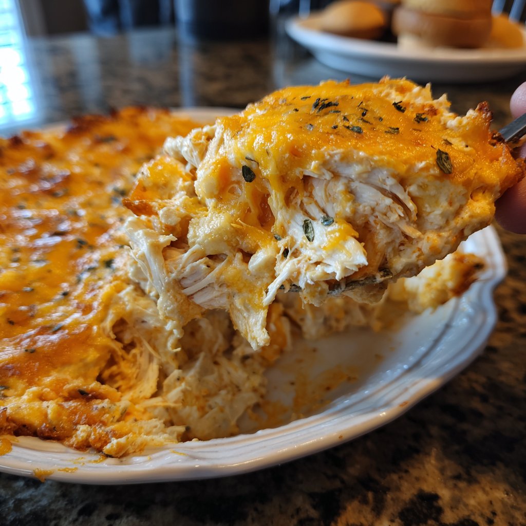 Baked Buffalo Chicken Dip