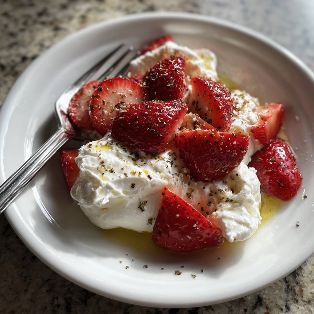 Strawberry Burrata Salad