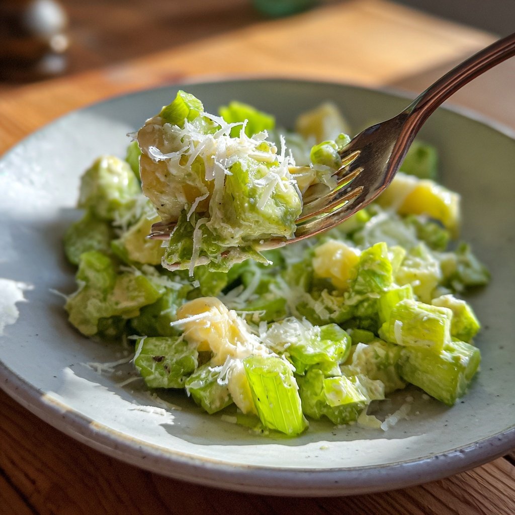Creamy Celery Salad With Parmesan