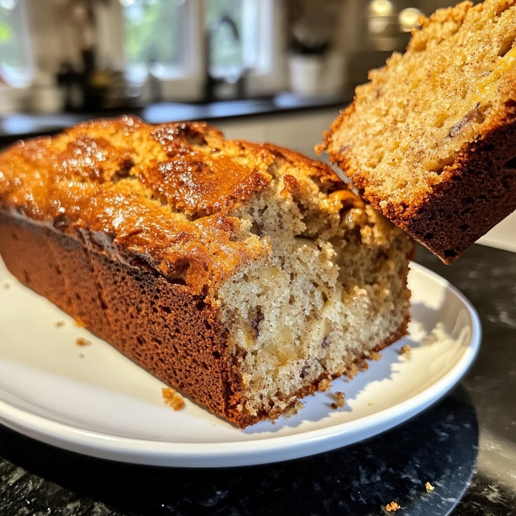 Banana Bread with Soft Crumb
