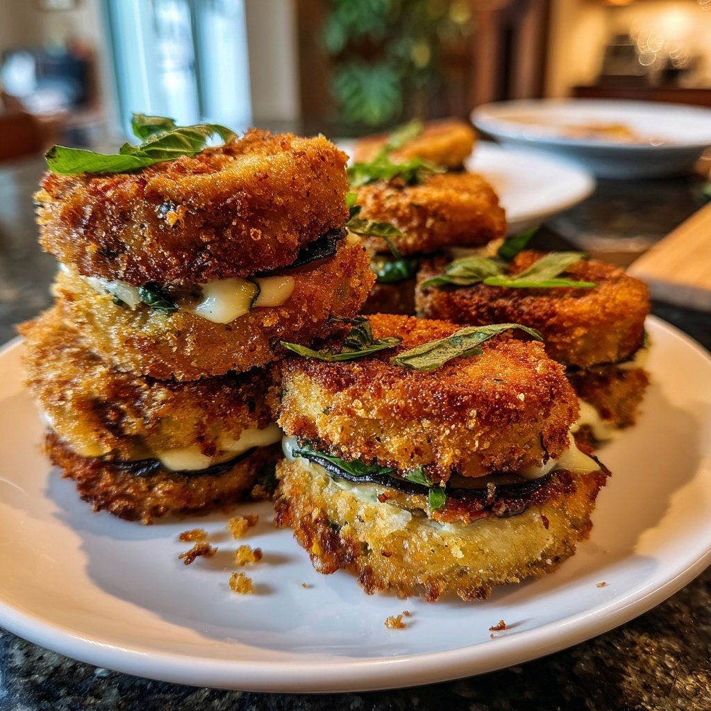 Crispy Eggplant Sliders