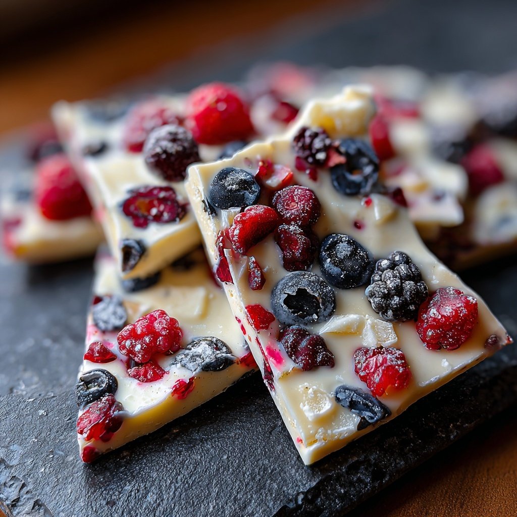 Healthy Snack Greek Yogurt Bark