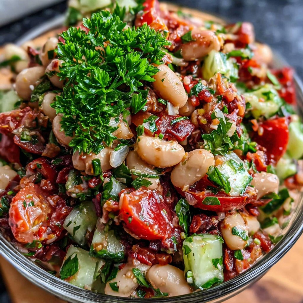 Mediterranean White Bean Salad
